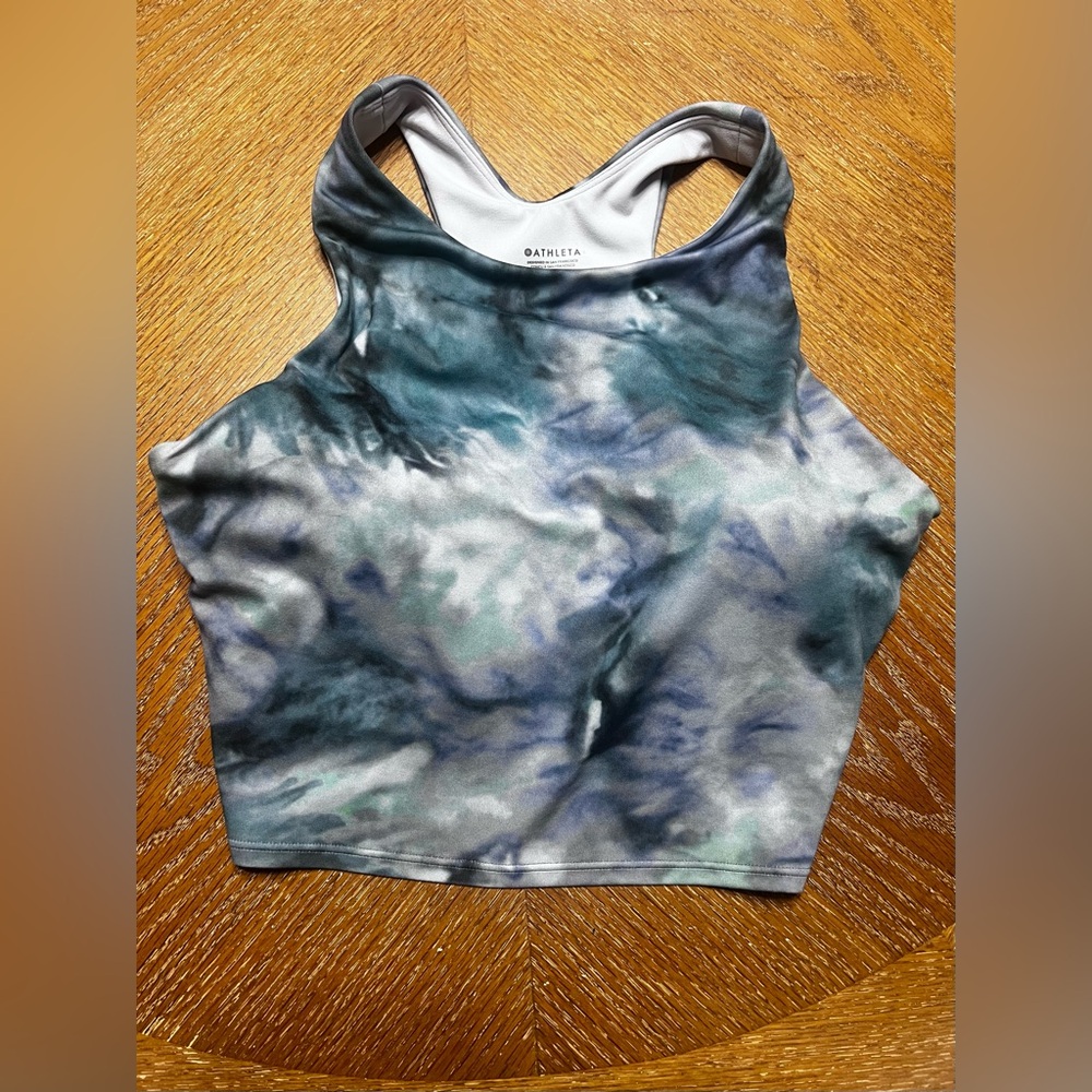 Athleta tie-dye cropped tank